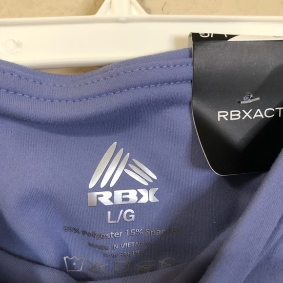 RBX Active Leggings Purple Athletic Stretch Pants Ankle Length High Waisted NWT - Picture 5 of 6